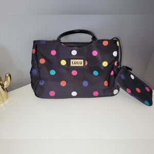 Lulu by Lulu Guiness Polka Dot Handbag, VGUC